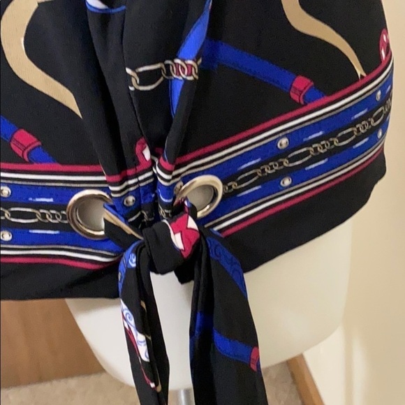 Rafaella blouse short sleeves multicolored size M - Picture 3 of 8